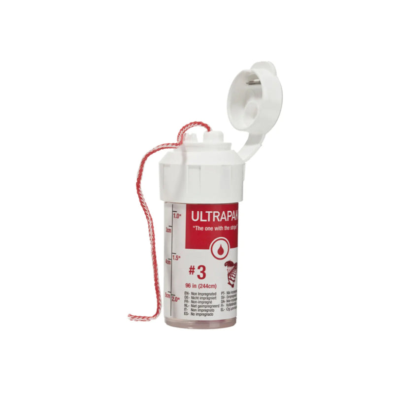 Ultradent 9336 Ultrapak Gingival Retraction Cord #3 Plain Knitted 8 Feet Ultradent 9336 Ultrapak Gingival Retraction Cord #3 Plain Knitted 8 Feet